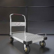 손수레 보강된 일반형 접이식카트, 1개, 은색