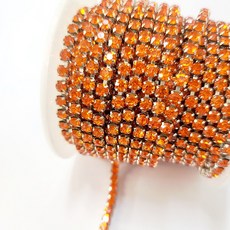 칼라줄란4mm 1마(90cm), 1개, 히야신스 백금도금