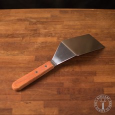 KITE LAMP 不鏽鋼煎鏟 家用鐵板燒料理工具 實用木柄設計, 1個