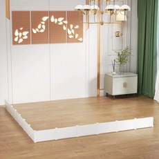 침대 밑 가림막 틈새막이 틈 막기 강아지 울타리 소파 이동식 밑, 1개, 양면 200+180cm 높이 17