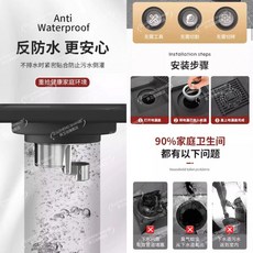 無品牌 地漏防臭器 衛生間下水管道排水口過濾網 通用防臭蓋密封內芯蓋, 電鍍銀地漏芯 適用3.2-4.0mm-