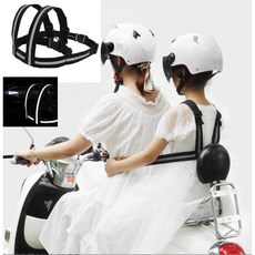 透氣款安全帶 網格馬甲式安全帶 機車背帶 摩托車背帶 機車背帶 摩托車安全帶 機車綁帶, 簡易款黑色