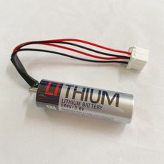YASKAWA 安川 ER6V 3.6V 機器人專用鋰電池 8P白色接頭帶4線, 1個