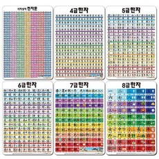 [전집] 유아학습 벽그림 6종 세트(5단계), 나우에듀(전집)