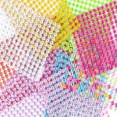 mj샾 비즈스티커 큐빅스티커, 녹색