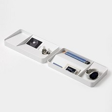 리템LnC 플립 트레이 Flip Tray WH 280752 수납함 연필 정리 연필접시 필기구 소품 문구 악세사리 화장품 정리함+동아상사Shop, 빠른배송