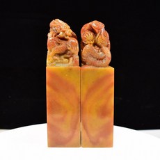 전각돌 인감도장 사자 도장 필방 수산석 낙관석 캡슐, 기본 색상