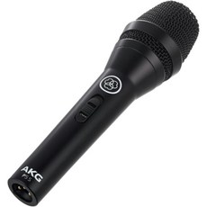 AKG Pro Audio P5 S 고성능 슈퍼카디오이드 다이내믹 보컬 마이크 켜짐 꺼짐 스위치 XLR 유선 무대 스튜디오 녹음 라이브 공연용 스탠드 어댑터 지퍼백 포함 블랙 2