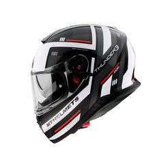 MTHELMETS MT安全帽 THUNDER3 SV CARRY 黑白色 摩斯達有限公司, XL號