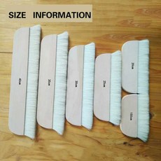 부드러운 헤어 도배용솔 페인트 브러시 강모 헤어 유화 수채화 페인팅 넓은 영역 브러시, A Wool Hair 30cm, 1개