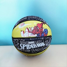 兒童橡膠籃球 運動玩具 幼兒園遊戲皮球 卡通拍拍球 冰雪奇緣2 蜘蛛人 交換禮物 便宜玩具, 五號新蜘蛛俠, 1個