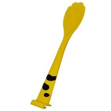 寵物湯匙開罐器 安全無毒材質 方便餵食 一匙多用, 黃貓手, 1個