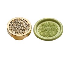 초대장 봉인 스탬프 도장 문양 황동 2.5cm 1개 D, No.29