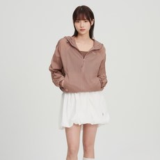 [휠라 공식] 경량 립스탑 셔링 후드 바람막이 (FS2JKH2152F_LBR)