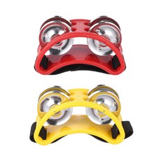 미니 발 탬버린 웃긴 선물 어린이집, 레드, 레드, 1개