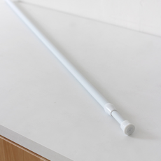 압축봉 화이트(지름:10mm) 45-70cm 커튼 바란스봉