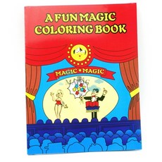 마술도구 초보자 장기자랑 학예회 그림이 그려지고 컬러가 입혀는 매직 컬러링 북-소