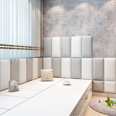 홈앤힐링 벽 충격방지 패드 충돌방지 붙이는 벽쿠션, 3개, 코지 그레이