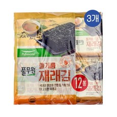 풀무원 들기름 재래도시락김, 60g, 3개
