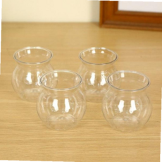 플라스틱 인용 어항 수반 테라리움 용기 68X70mm RB77 FXWFLQ5ZX, 20개