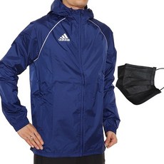 adidas 愛迪達 連帽風衣外套+口罩