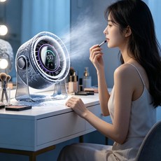 mir 미니 탁상용 선풍기 캠핑, 화장용 냉풍 잠금 카드 제거 12