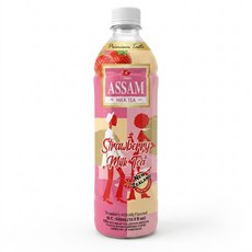 阿薩姆草莓奶茶590ml, 24個, 590ml