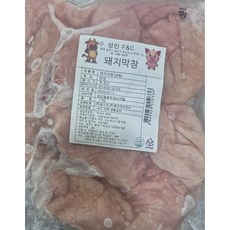 (한마음 미트)국내산 프리미엄 세척 냄새 안나는 돼지막창 돼지내장 생막창 1/2/5/10kg 업소용 캠핑용 (냉동), 1개, 2kg