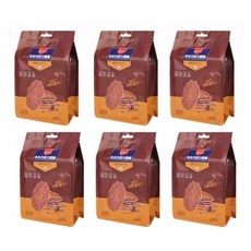 진한 카카오 버터와플 초코 프로틴 크래커, 6개, 110g