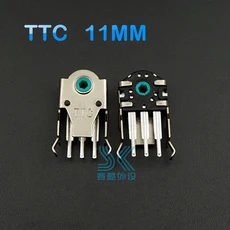 기존 ttc 마우스 인코더 매우 정확한 8mm 녹색 빨간색 노란색 코어 2 pcs 롤러 휠 문제 해결, 03 TTC 11mm