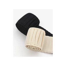 퀼트스타 리본느 플리츠 벨트고무줄 50mm_2컬러, 1개, 베이지