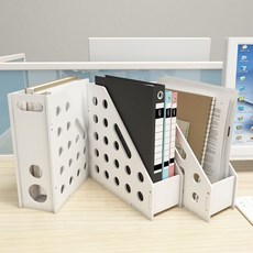 書立架 文件架 辦公桌收納架 桌上文件收納架, 1個, 單格文件架