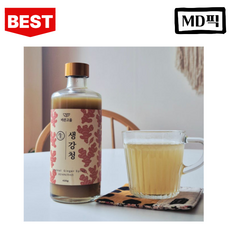 착즙 생강차 국내산 수제 생강청 효능 임산부 원액 맛있는 생각청 건강음료 원산지:국산(전라북도 완주군) 등], 2개, 1개입, 435g