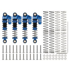INJORA 39MM 알루미늄 스레드 충격 흡수 장치 오일 댐퍼 1/24 RC 크롤러 자동차 축 SCX24 C10 JLU Gladiator FMS FCX24M, 11 4PCS Blue