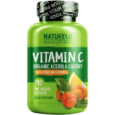 NATURELO 維生素C無麩質膠囊, 1個, 90 件