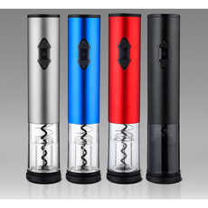 올리민 전동 와인 오프너 자동 와인 오프너 LED (호일커터기), 06. 프리미엄 (Silver), 1개