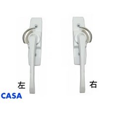 CASA 鋁窗鉤 門鉤 窗鉤 鋅鉤 窗門鎖 氣密窗 台灣製造, 1個, 白色右邊