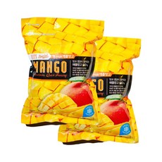 페루 애플망고 1kg x 2 냉동애플망고 아이스망고, 2개