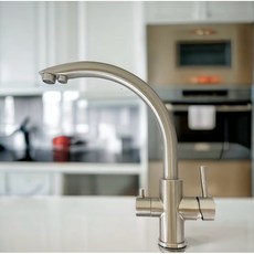 【304不鏽鋼】RO三用水龍頭 廚房無鉛水龍頭 304不鏽鋼水龍頭 立式水龍頭 廚房龍頭 304水龍頭 RO水龍頭, 1個, B:304不鏽鋼水龍頭 全配件