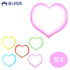유니아트 펠트 3000 투톤 하트판 핑크 onl*3819AI