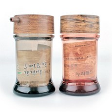 우드양념통 1P 조미료병 기름병 후추가루 고추가루 식, 1개, 우드 액체양념용1개