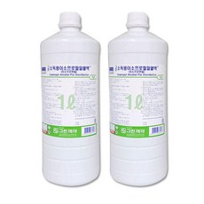 그린제약 이소프로필알콜액, 2개, 1L