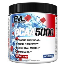 EVLUTIONNUTRITION BCAA補充粉 5000mg Rocket Pop風味, 1個, 255g