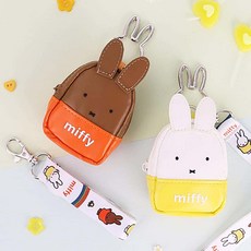 미피 이어폰 목걸이 파우치 155089, 브라운