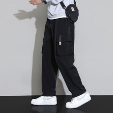 남성 바지 봄 가을 빅사이즈 일자 슬랙스 OP3, XL