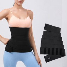 남녀공용 고탄력 산후조리 다이어트 복부 압박 랩 벨트