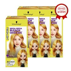 프레쉬라이트 헤어블리치 메가메가 x4개 탈색제 사이오스, 프레쉬라이트 헤어블리치 네추럴 x4개 탈색제