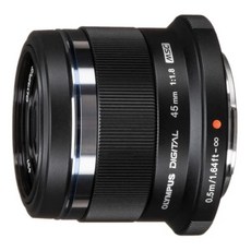 OLYMPUS M.ZUIKO 45mm F1.8 定焦鏡頭 平輸 一年保固, 1個, 黑色