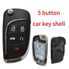 쿠쿠스토어 뷰익 오펠 복스홀 아스트라 J 코르사 인시그니아 자피라 C 2009-201 JXKEY 개조형 리모트 키 31, 02 Shell-5BT, 03 No logo