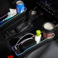 차량 장식 차량용 컵홀더 듀얼 고속 충전기 시거잭 사이드, C80보조석+시거잭, 1개